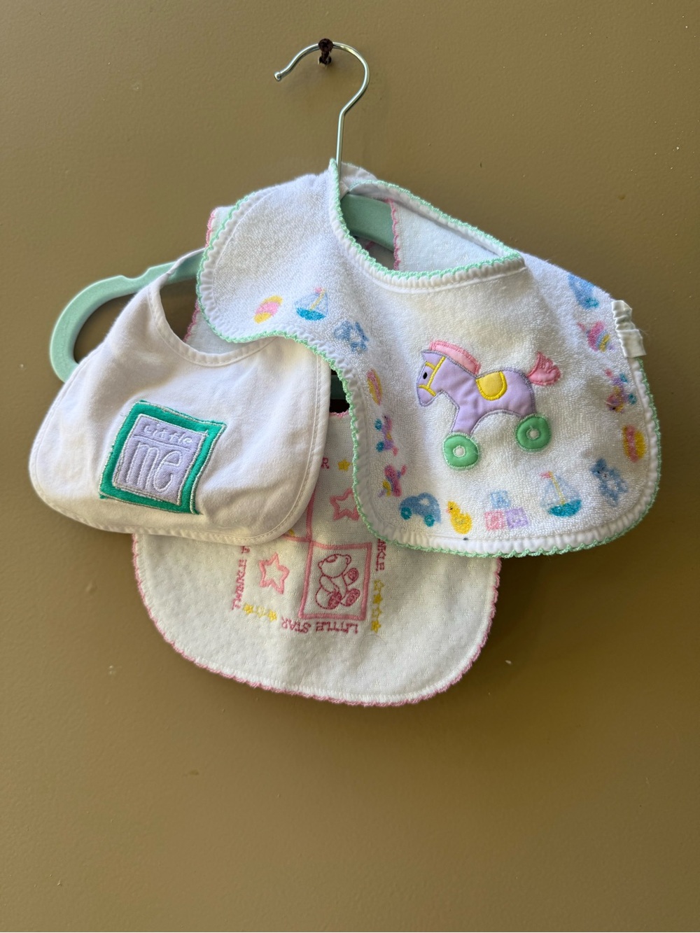 90s Baby Bib Set